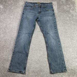 Wrangler Jeans Men’s 32X29 Blue Straight Low Rise Medium Wash Denim Western